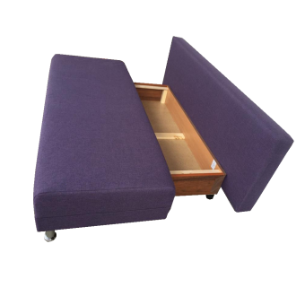Диван-кровать "Комфорт" без подлокотников Baltic violet