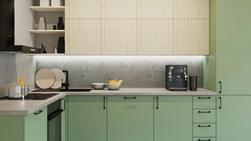 Как правильно встроить светодиодную ленту в фасады и столешницу кухни