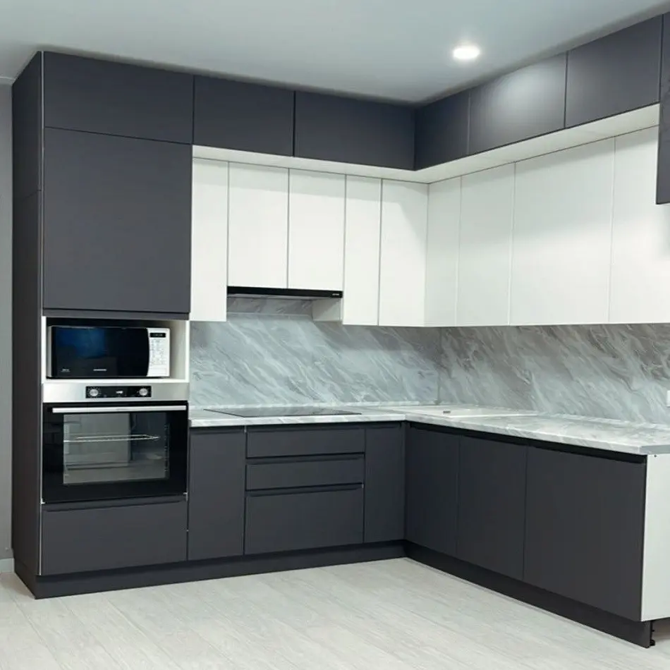 Кухня Лайн Силк Сноу Графит Кухня Лайн Силк Сноу Графит