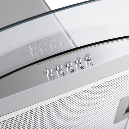 Кухонная вытяжка Maunfeld ANCONA PLUSA 50 INOX GLASS TRANSPARENT