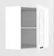 Белый вегас Навесной угловой шкаф 600х600 мм