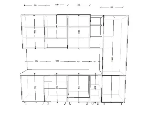 Кухня Силк Флай Интегра 2700