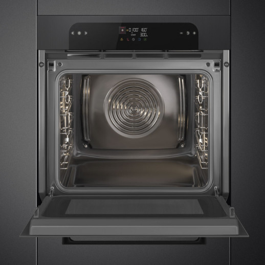 Электрический духовой шкаф с функцией СВЧ Smeg SO6202M2B