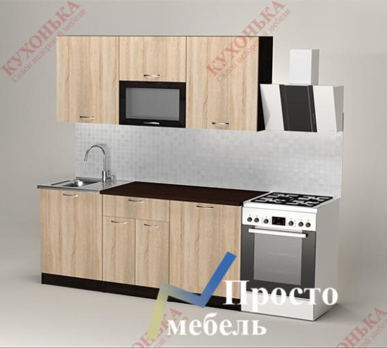 Кухня Герда "Макси" Дуб сонома / Венге