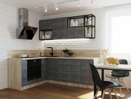 Кухня Торос графит