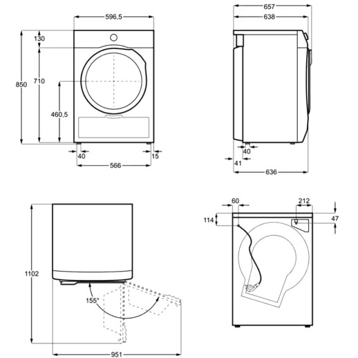 Сушильная машина Aeg TR9394E