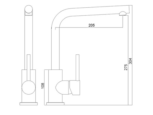 Смеситель LONGRAN IMPACT LM2104