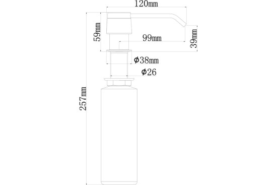 Дозатор Ukinox 801 CR