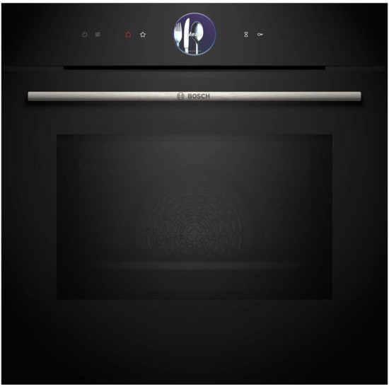 Электрический духовой шкаф с функцией СВЧ Bosch HMG776NB1 черный
