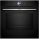 Электрический духовой шкаф с функцией СВЧ Bosch HMG776NB1 черный