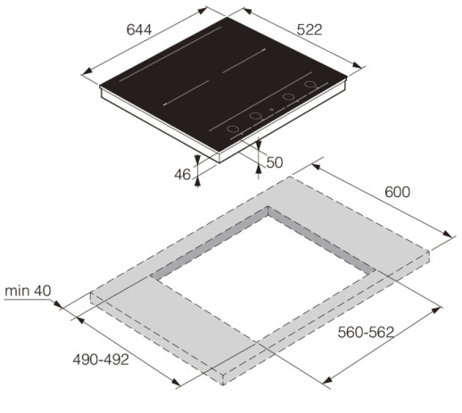 Варочная панель Asko HID654GC