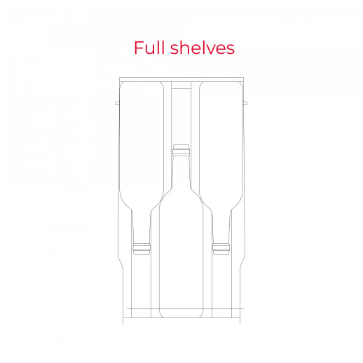 Встраиваемый винный шкаф подстольного монтажа Teka Sommelier RVU 10020 GBK