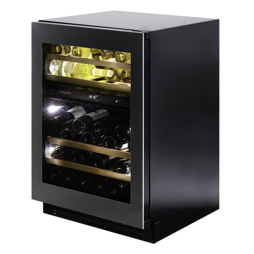 Полувстраиваемый винный шкаф Dunavox DAUF-45.125DSS.TO