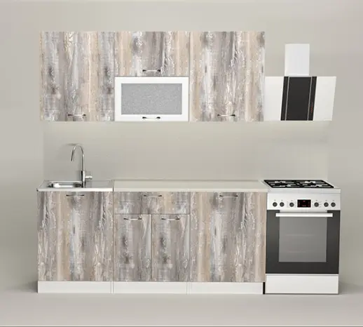 Кухня Герда "Макси" Пайн экзотик / Белый