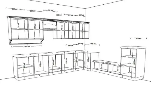 Кухня Белый ПВХ Вегас 3300х2800