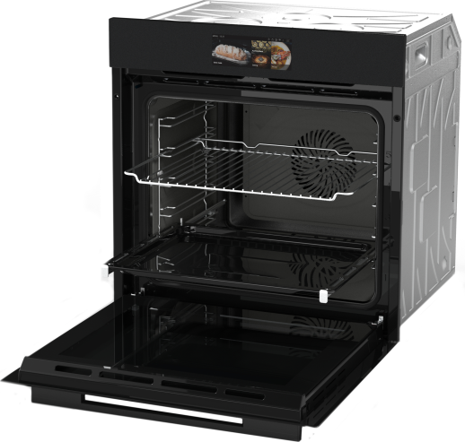 Электрический духовой шкаф Weissgauff EOM 899 Color Touch Black Matt черный