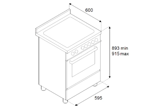 Комбинированная кухонная плита Bertazzoni MAS64L1EXT2