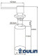 Дозатор для мыла Oulin OL-401 FS