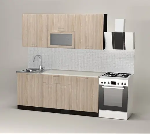 Кухня Герда "Макси" Ясень шимо светлый/Венге