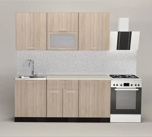 Кухня Герда "Макси" Ясень шимо светлый/Венге