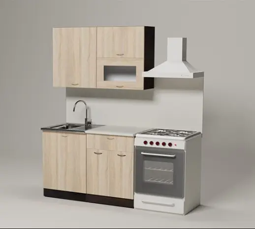Кухонный гарнитур "Дуб сонома/Берилл бежевый" 1200мм