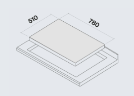 Индукционная варочная панель Falmec PIANO INDUZIONE 78x51