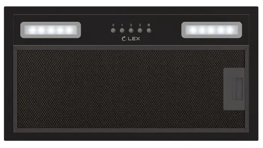 Кухонная вытяжка Lex HYPER 900 BBL черная