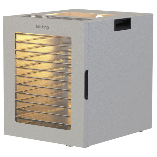 Отдельностоящий дегидратор Korting KFD 2403 Pro S нержавеющая сталь