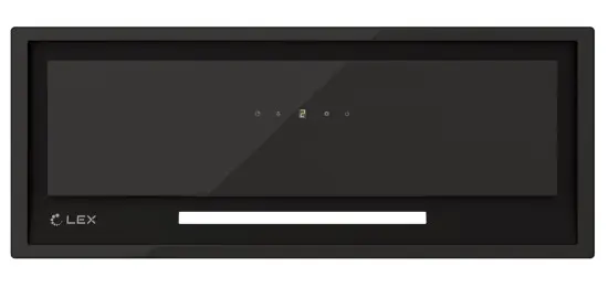 Кухонная вытяжка Lex HYPER 900 GS INVERTER BL черный