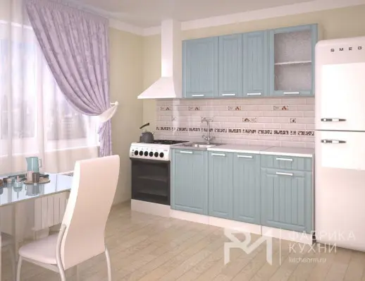 Кухонный гарнитур РоялВуд Голубой Прованс 2 - 1500