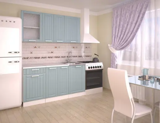 Кухонный гарнитур РоялВуд Голубой Прованс 2 - 1500