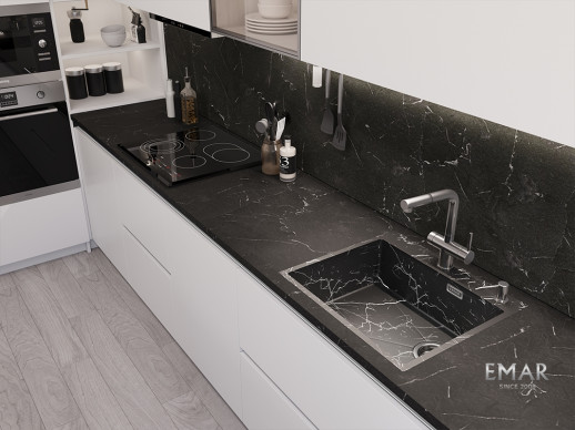 Кухонная мойка Emar EMB-560(TOP) Black Elegant