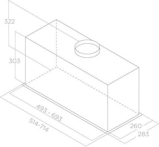 Кухонная вытяжка Elica LANE SENSOR @ IX/A/52