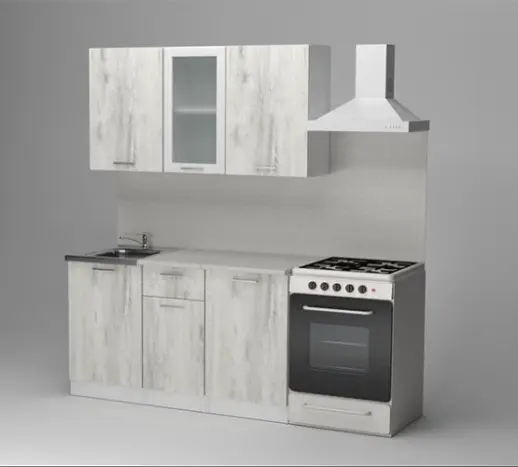 Кухня Герда "Медиум" Пайн белый / Белый