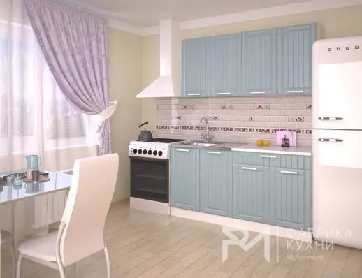 Кухонный гарнитур РоялВуд Голубой Прованс 2 - 1600