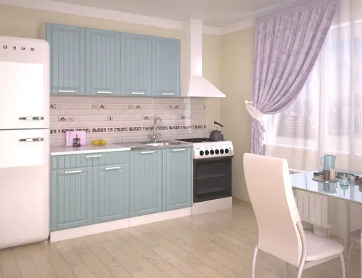 Кухонный гарнитур РоялВуд Голубой Прованс 2 - 1600