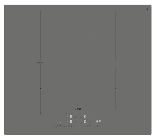 Индукционная варочная панель Lex EVI 641A I GR