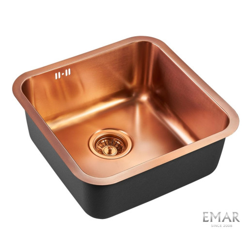 |Discount| Мойка для кухни Emar EMB-127А PVD Nano Coppery