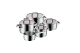 Комплект кострюль WMF 5 пр. FUNCTION 4 Красный