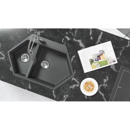 |Discount| Мойка для кухни Kit Kraken CREEK черный