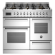 Комбинированная кухонная плита Bertazzoni PRO106L3EXT2