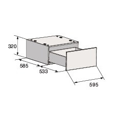 Напольный выдвижной ящик ASKO HPS5323S