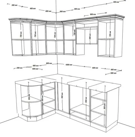 Кухня Крем Софт Патина золото 1300*2000