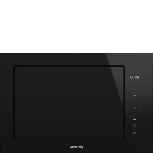 Микроволновая печь Smeg FMI625CN черное стекло