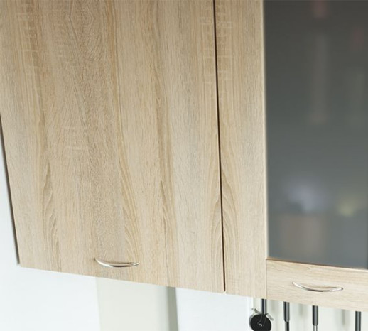 Кухонный гарнитур "Дуб сонома/Берилл бежевый" 2000мм