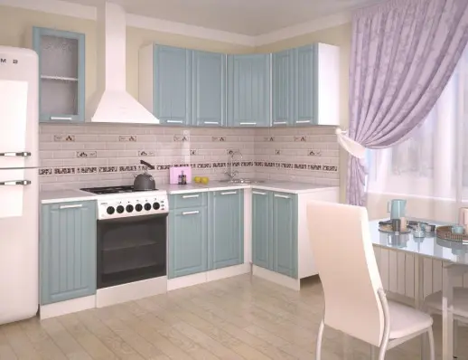 Кухонный гарнитур РоялВуд Голубой Прованс 2 - 1800х1200