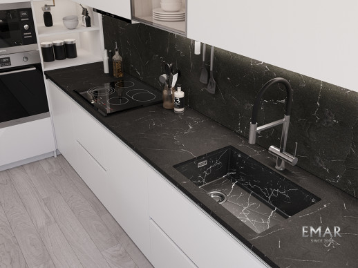 Кухонная мойка Emar EMB-660(UN) Black Elegant