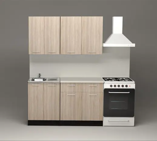 Кухня Герда "Медиум" Ясень шимо светлый/Венге