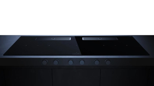 Индукционная варочная панель с вытяжкой Kuppersbusch KMI 12850.0 SR-S