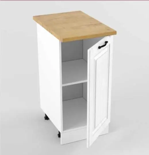 Белый вегас Стол рабочий 400 мм 1 дверь